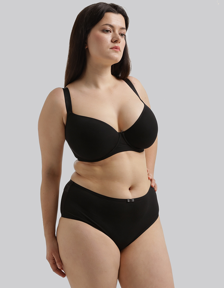 Бюстгальтер Сurvy Kate Smoothie Spacer T-Shirt Plunge Bra (Black)