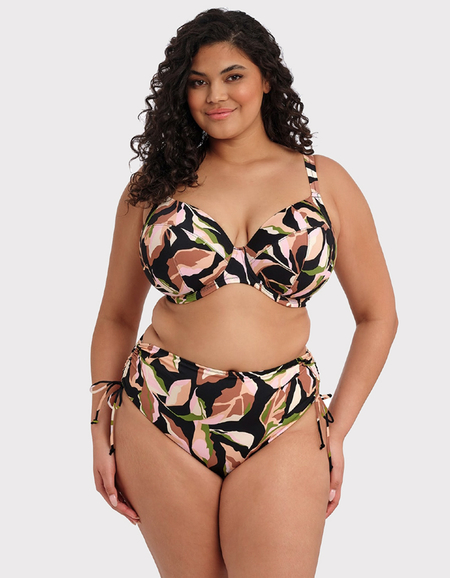 Верх купальника Elomi Ocean Avenue UW Plunge Bikini Top (Multi)