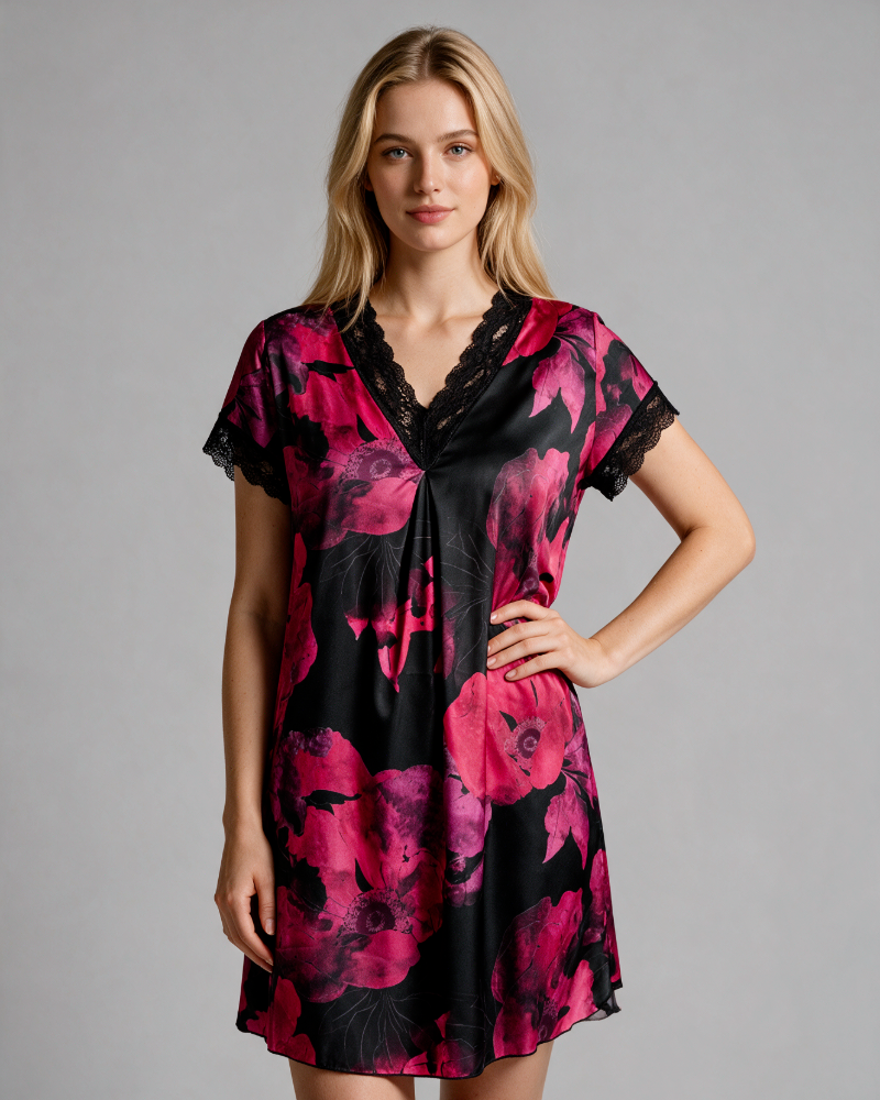 Сорочка Nessa Jenny I Nightwear (Fuchsia Rose)