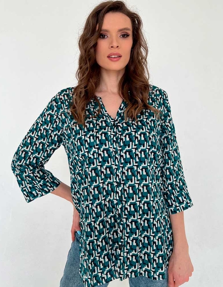 Рубашка DnuD Printed Beachwear Chemise (Maze Atlantic)