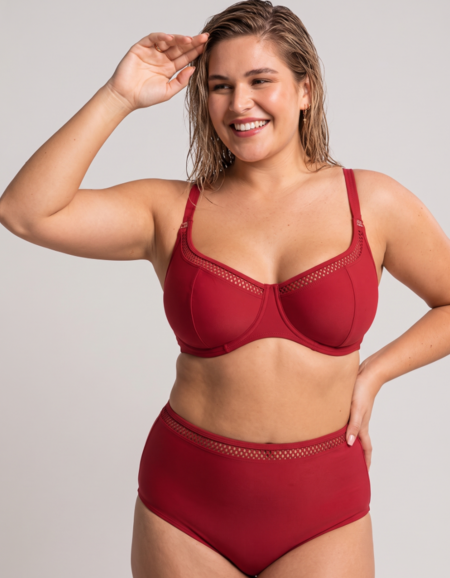 Верх купальника Curvy Kate First Class Balcony Bikini (Red)