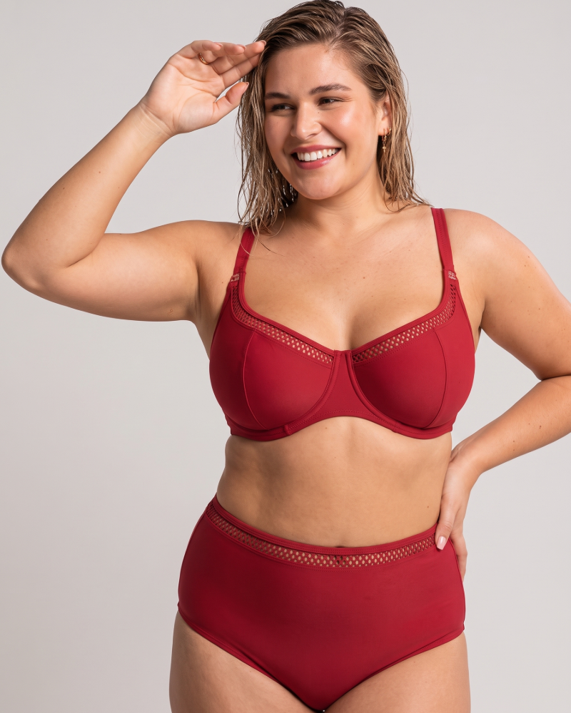 Верх купальника Curvy Kate First Class Balcony Bikini (Red)