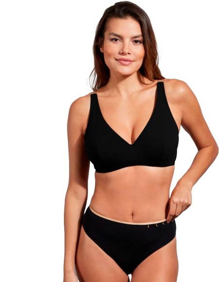 Верх купальника Empreinte Cosmic V-shaped Bikini Top (Noir)