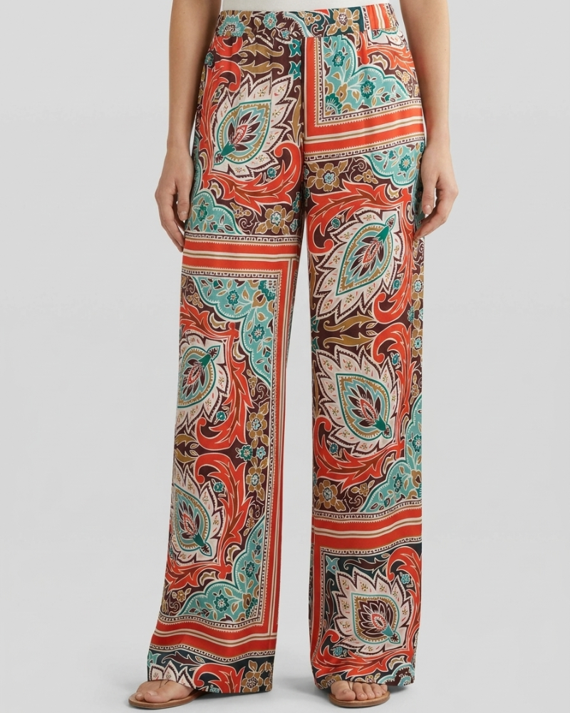 Брюки Mey Scarlet Pants (Green Leaves)