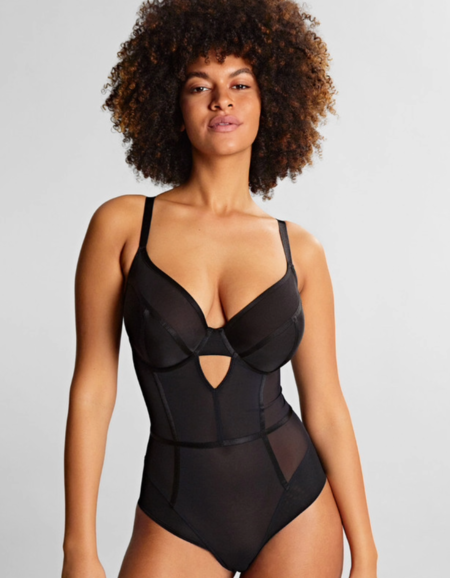 Боди Panache Tango Essence Plunge Bodysuit (Obsidian)
