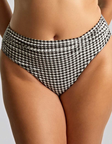 Плавки Panache Olivia Midi Brief (Black Gingham)